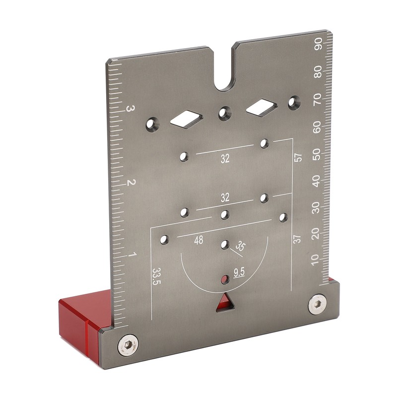 Hinge Hole Drilling Locator Aluminum Alloy Cabinet Door Hinge Mounting