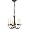 Progress Lighting 5-Light Ivory Candles Traditional Chandelier Light, Indoor, P4009-20,