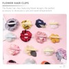 KOMBIUDA Hair Clips Set for Girls 15 Pcs Flower Clip