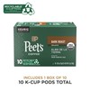 Peet's Coffee, USDA Organic Dark Roast Keurig K-Cup Pods -