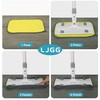 Reusable Microfiber Flat Mop for Floor Cleaning, 10.8 in (27.5