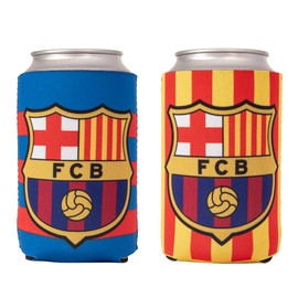 Desert Cactus FC Barcelona Barça Can Insulator Beverage Cooler Football Futbol Soccer Foam Beverage Holder (Design A)(4)