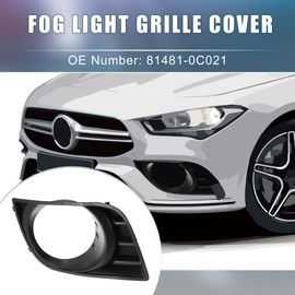 X AUTOHAUX Front Right Passenger Side Fog Light Grille Cover 81481-0C021 Fog Light Bezel Cover Trim for Toyota Sequoia 2008-2016