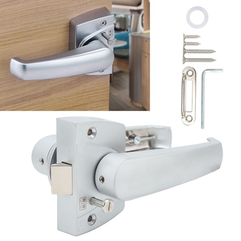 Lever Handle Lock Aluminium Alloy Entry Door Lock for 15‑20MM