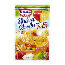 Dr.Oetker Kisiel Slodka Chwila Hot Jelly Dessert: APPLE PEAR Pack of 5