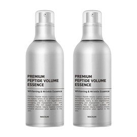 Maclean's quick-drying, highly concentrated cosmetics, elasticity essence, premium peptide volume essence, 100ml (2 pieces) / 맥클린 속건조 고농축 화장품 탄력 에센스 프리미엄 펩타이드 볼륨 에센스 100ml 2개