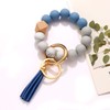 NVENF Pulsera de silicona con cuentas para mujeres y niñas,