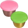 2 Pack Metal Dappen Dish Cups for Nail Art Acrylic