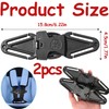 2-Pack Anti-Escape Car Seat Safety Clips - Universal Chest Strap