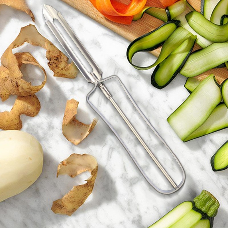 Vegetable Peelers for Kitchen,Stainless Steel Peeler Vegetable Slicer | Multifunctional