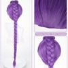 Rumi Wig for Kids，Girls Halloween Cosplay Wig Props Purple
