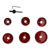 8pc Down Light Installers Kit Hole Cutter Saw Drill Arbor