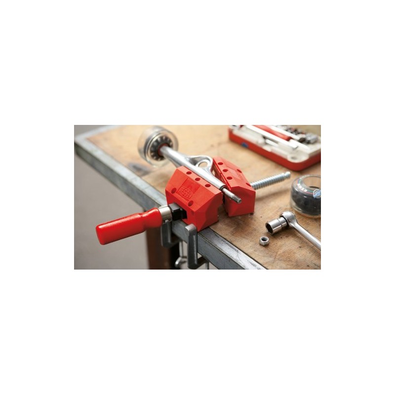 Bessey S10-ST "S10" Screw Clamp, Red/Grey, 100 mm