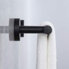 Matte Black Hand Towel Bar SUS 304 Stainless Steel 12-Inch