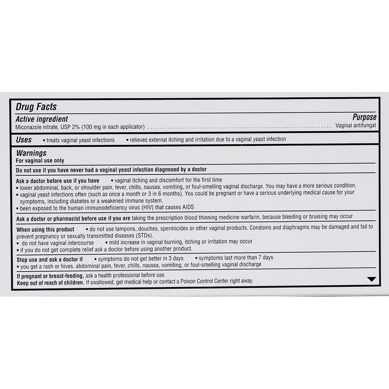 Quality Choice 7 Day Vaginal Cream 2% 1.59 Ounce (45g)