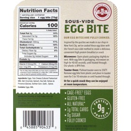 Generic Sous-Vide Egg Bite With Spinach & Feta (6 pack)