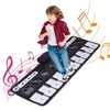 Kids Piano Mat 43.3 X 14.2in Adjustable Volume 10 Keys