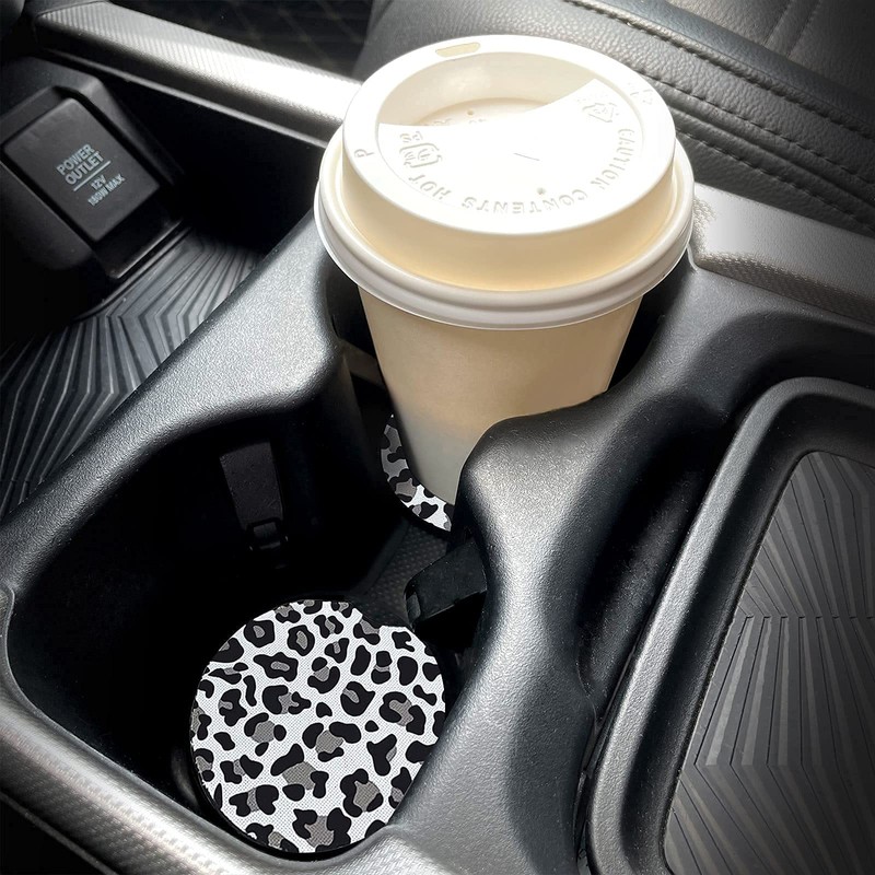 Cute Cup Holder Coasters for Your Car with Fingertip Grip,