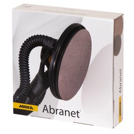 Mirka Abranet Mesh Sanding Discs Ø 225 mm Grip / Grit P180 / 25 pcs / for Sanding of Wood, Putty, Lacquer, Composite / 5422302518