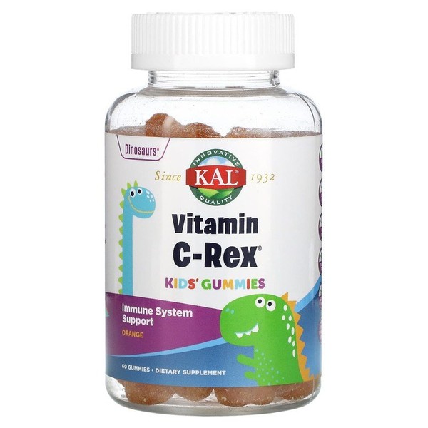 Vitamin C-Rex Gummy Oranges 60pcs / 비타민 C-Rex 구미젤리 오렌지 60개