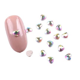 Tabletop Cotton Nail Parts, 15 Pieces, 15 Pieces, Popular, 0.2 inch (4 mm), 0.2 inch (6 mm), 0.3 inch (8 mm), Brion, Hologram, Decorative Parts, Jewelry Parts, Nail Art, Studs, Resin Enclosed, DIY,