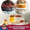 HIWARE 9 Inch Non-stick Cheesecake Pan Springform Pan with Removable