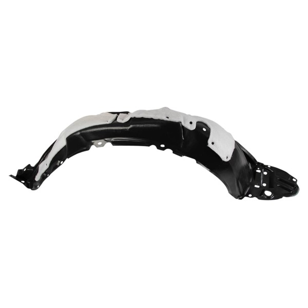 TRQ TRQ Front Right Inner Fender Liner Black Passenger Side