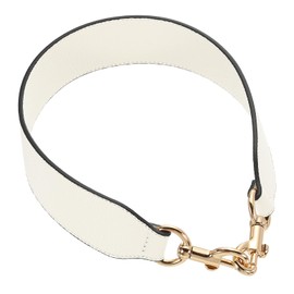 sourcing map 22.83 Inch PU Leather Short Bag Strap with Clasp, Purse Handles Handbags Replacement Straps for Clutch Bag Crossbody Underarm Bags, Beige, Gold Buckle