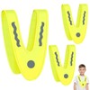 Leeelyan 3 Stck Warnweste fr Kinder, V-Form Reflektorweste, Pannenweste fr