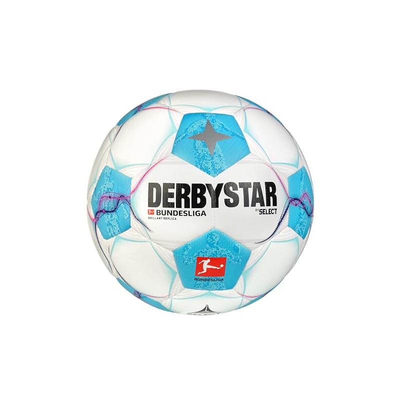 Derbystar Bundesliga Brillant Replica v24, bianco, blu, rosa