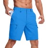 MAGCOMSEN Summer Shorts for Men with Zipper Pockets Quick Dry