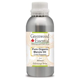 Greenwood Essential Pure Organic Marula Oil (Sclerocarya birrea) Cold Pressed 300ml (10 oz)