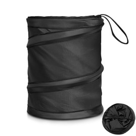 Cubo De Basura Para Coche, Bote De Basura Plegable Para Coche, Bolsa De Basura Para Coche Para Organizar La Basura Del Coche (Negro)