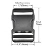 HAO PRO Quick Side Release Buckles Clips Snaps Dual Adjustable