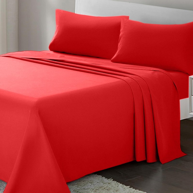 ARTALL Soft Microfiber Bed Sheet Set 4-Piece with Deep Pocket