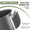 Simple Deluxe 14-in-1 Electric Pressure Cooker 6QT Stainless Steel Rice