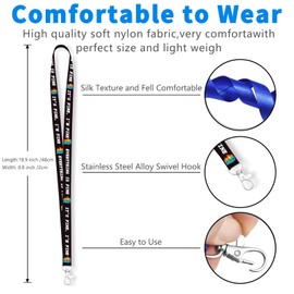 24PCS Funny Dumpster on Fire Lanyards for ID Badges & Keychain Coworker Appreciation Lanyards Gifts Bulk Cruise Ship Breakaway Lanyard for Teacher Nurse Cruise Wallet Lanyard Office Gifts(12Sets)