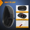 Nilight LED Cab Marker Lights 5 PCS 9 LED Smoke