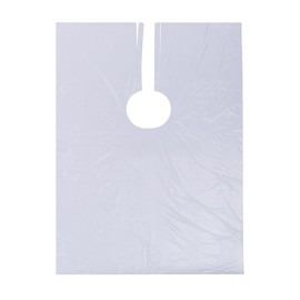 Taicols 100 Uds Capa de Peluquero Desechable Chal para Tinte de Cabello Corte de Pelo de Peluquería en Casa, Delantales de Capa Desechables