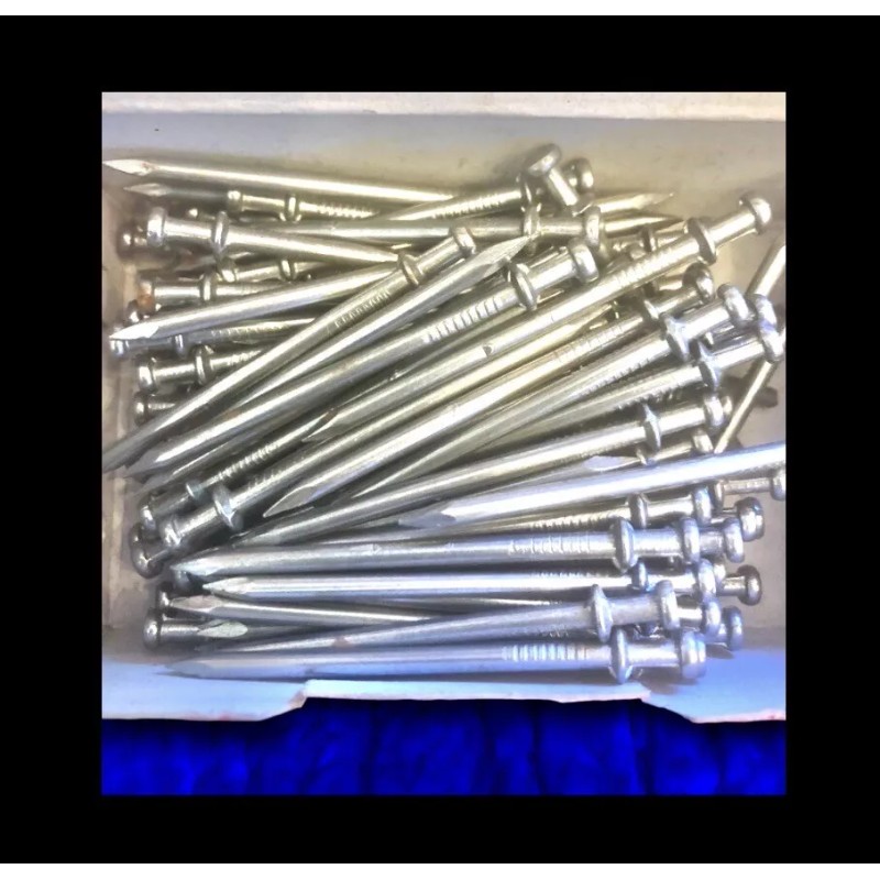 Champion 5 Boxes 8 d Bright Duplex Nails Double Head