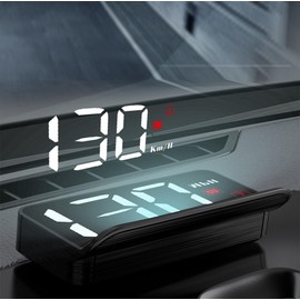 Universal HUD Head-Up Speedometer OBD2 II - Digital M3 Car Display with Faulty and Engine Code Warning, Odometer for All Vehicles