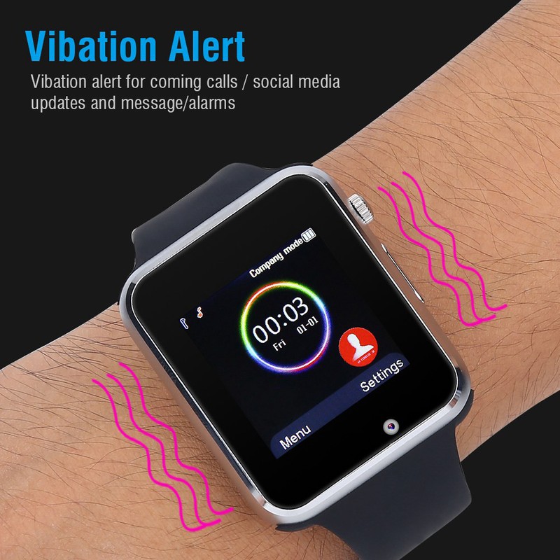 Waterproof Multi Function Unisex Fitness Workout Sports Black Phone Intelligent