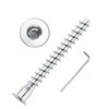Confirmat Screws, M5 x 40mm 50 PCs, Hex Socket Drive