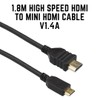Invero® 1.8M High Speed HDMI to Mini HDMI Cable V1.4a