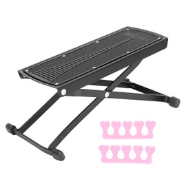 Reposapiés De Pedicura, Reposapiés De Belleza Para Pedicura, 6 Reposapiés De Belleza Con Superficie Antideslizante De Altura Ajustable Con 2 Separadores De Dedos, Soporte Para Pies De Pedicura