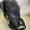 AlwaySky Women's Skull Backpack Rivet Fogged Mode Daypack Gothic Purse