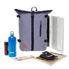 New Rebel Courier A4 Roll Up Messenger Backpack + Bottle,