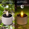 Luces solares para velas al aire última intervensión, impermeables, paquete
