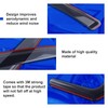 DOLKSN Smoke Black in-Channel Window Visor Window Deflectors Rain Guards