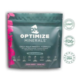 Optimize Minerals Multi - Mineral Daily Powder - Gluten Free, 30 Servings